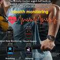 thumbnail image 4 of IUTECH P73 Smart Watch 2024 Bluetooth Conneced Call Watches 3ATM Waterproof Relojes Smart Wrist Watch For Men Women Smarthwhatch, 4 of 7