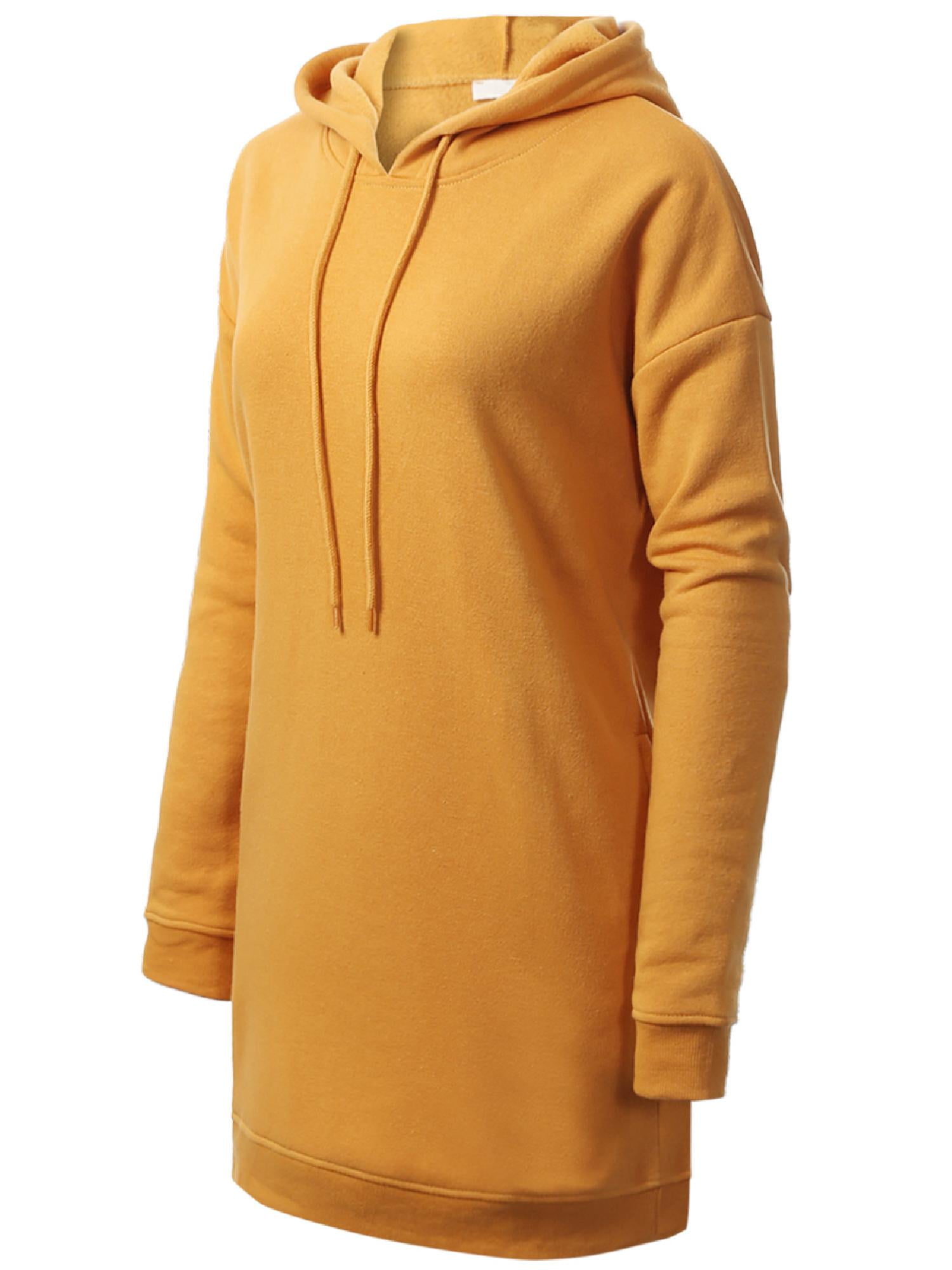 MixMatchy Women's Casual Oversized Long Sleeve Fleece Hoodie Sweatshirts Loose Hooded Pullover Tunic (S~3X)