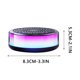 thumbnail image 2 of Altavoz Bluetooth PAVEOS Altavoz Bluetooth inalámbrico Audio Luces de colores y batería de ultra larga duración Negro-x, 2 of 5