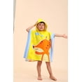 thumbnail image 5 of Toalla de playa con capucha TEHALK para niños, poncho suave y absorbente, 5 of 5