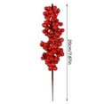 thumbnail image 3 of Fleurs Artificielles Branches Rouges et Baies Salon Table à Manger Décoration Maison Fleurs avec Branches Style Ambiance Festive Plante Verte Accessoires Bouquet de Roses Artificielles Arrangement Floral en Soie Maison, 3 of 4