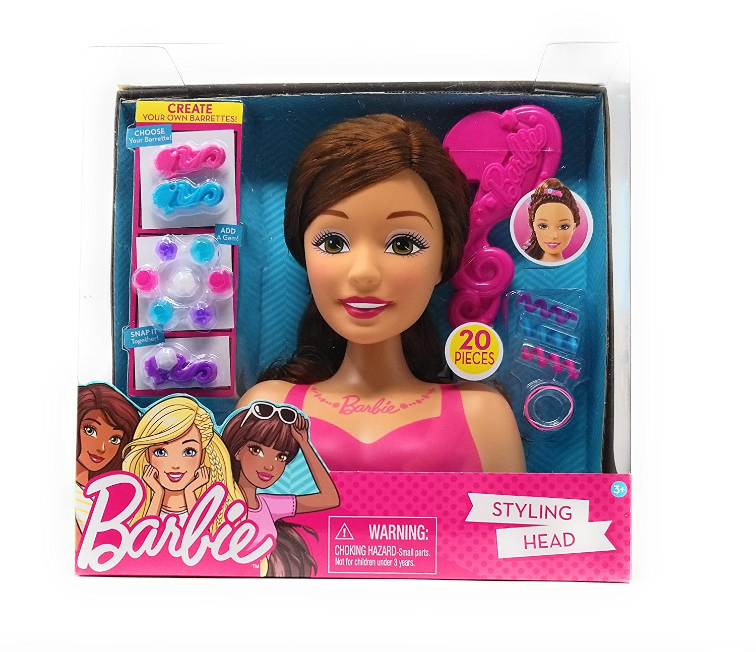 barbie styling head walmart