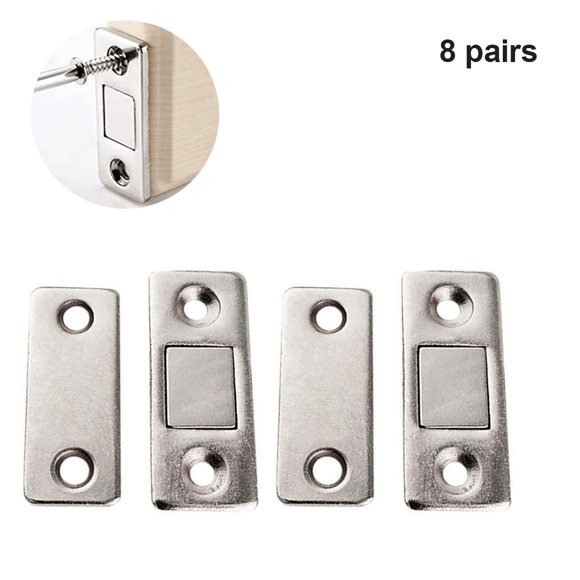Door magnets for cabinet doors 8 pieces magnetic catch Strong magnetic lock cabinet drawer magnet door closer door magnet