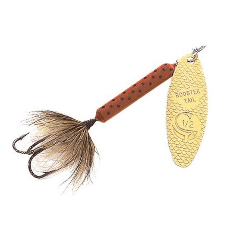 Yakima Bait Original Rooster Tail, Inline Spinnerbait Fishing Lure, 1/4 oz  