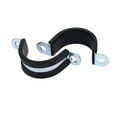 thumbnail image 3 of M30 EPDM Rubber Lined U Shaped Pipe Tube Strap Clamps Clips Fasteners 3pcs, 3 of 4