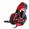 thumbnail image 1 of Plextone Gaming Headset Auriculares con cable Computer Gamer Auriculares Auriculares con sonido estéreo con micrófono y luz LED Inevent EL0953-01B, 1 of 7