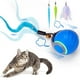 thumbnail image 1 of Pelota de juguete interactiva para gatos BABORUI, para gatos de interior, azul, 1 of 7