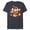 Navy Heather, variant on Disney Mickey & Minnie Ice Skating Gingerbread Holiday - Short Sleeve Blended T-Shirt for Adults - Customized-Navy Heather