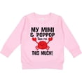 thumbnail image 2 of Inktastic Mimi and Poppop Love Me Toddler Sweatshirt, 2 of 4