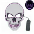 thumbnail image 2 of Stardget LED Scary Skull Halloween Mask Costume Cosplay EL Wire Light Up Halloween Party, 2 of 2