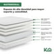 thumbnail image 2 of Colchón Matrimonial En Caja Espuma Alta Densidad Memory Foam 135x190x12cm Kingshouse  blanco Matrimonial, 2 of 8