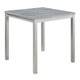 thumbnail image 7 of PAPROOS Solid Wood Dining Table, Counter Height Square Kitchen Table for Small Space, Farmhouse Acacia Wooden Dinner Table for 4, Silver Gray(Only Table), 7 of 7