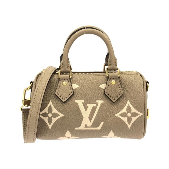 Pre-Owned Louis Vuitton Bicolor Monogram Empreinte Nano Speedy M82890 Boston Bag