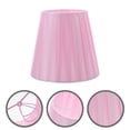 thumbnail image 1 of Minkissy replacement lamp shade Lampshade Cloth Pink 1Pack for Desk Lamp Cover, 1 of 5