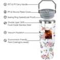 thumbnail image 2 of Horse Tumbler with Handle 30oz Stainless Steel Flip Straw Tumblers Insulated Horse Water Bottle Coffee Cup Mug Horse Gifts for Women Men Gift for Horse Lovers, 2 of 6