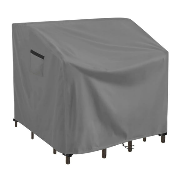 Outdoor Bar Set Cover-Weatherproof, Heavy Duty Patio Dining Table With Two Chairs Cover for Bar Furniture Set