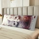 thumbnail image 2 of Fotbe White Red Cat Couple Funda para Almohada Corporal con Diseño, Funda de Microfibra Ultrasuave de 20x54 Pulgadas, Ropa de Cama Elegante, 2 of 7