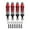 Red, variant on Almencla 4 Pieces Hydraulic Shock Absorbers for RC Car RC Shocks 55mm Upgrade Parts 1/12 1/16 Scale Dampers for MN168 MN82 B16 B14 B36 , Red