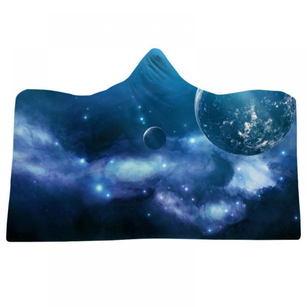 galaxy hooded blanket