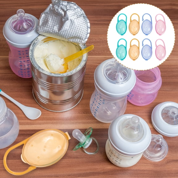 PBPBOX 1 Set Plastic Pacifier Holder Storage Box Smooth Edges for Easy Access Holds 8 Pacifiers