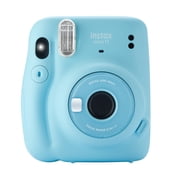 Fujifilm Instax Mini 11 Polaroid Ice Blue Instant Camera Plus Original Fuji Case, Photo Album and Fujifilm Character 10 Films (Black)