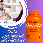 Advanced Bionetix Querce-Tal™ Quercetin + Bromelain,120 Veg Capsules. High Potency w/ Enhanced Absorption & Bioavailability. Supports Anti-Oxidant, Cytokine activity, Cardiovascular, Immune Health