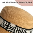 thumbnail image 3 of Women's straw hat, 56-58 cm, Khaki, 3 of 5