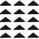 thumbnail image 1 of 5mm Plastic Corner Guards Safety Corners for Glass and Mirrors Protective Pad Products Corners Anti impact Corner Guards (200 pieces) 26s, 1 of 5