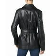 thumbnail image 2 of JOE'S Jeans womens  Vegan Cropped Trench Coat, s, Black, 2 of 3