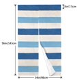 thumbnail image 3 of Door Curtain 34x56in Two Pieces Of Uniform Is Not Easy To Wrinkle The Room Shade And Dustproof For The Wall On The Door Or Window Light Blue Stripe_1, 3 of 5