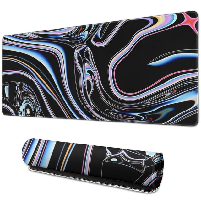 Maximize Efficiency with Our Large Mouse Pad - Non-Slip Rubber Base, Ideal for Home or Office