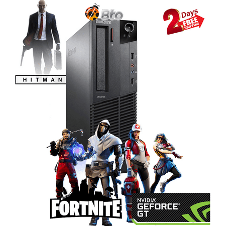Gaming Lenovo Thinkcentre M91 SFF Desktop Computer Core i5, 8GB Ram, 500GB HDD, Nvidia GT 1030, Keyboard & Mouse, WiFi, Bluetooth, Win10 Home (Renewed)