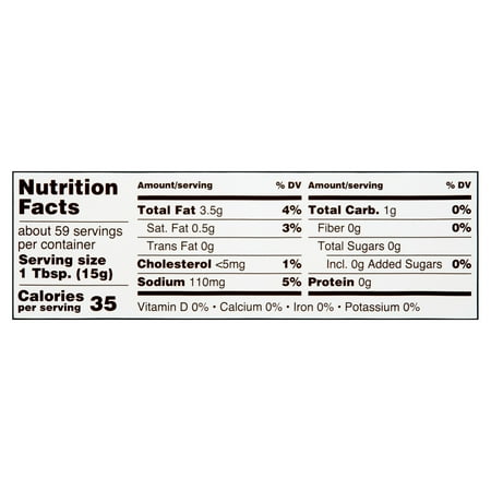Great Value Light Mayonnaise, 30 fl oz
