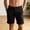 ZA-Black shorts men, variant on Shorts for Men Straight leg Cuffed Flat Front Short Pants Solid Color Summer Casual Short Pants with Pockets Blue XL