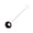 Black, variant on YAHHU Interactive Cat Elastic Spring Toy Metal Wire Teaser Wand with Fish Decor & Paw Scratcher, Flexible Pet Kitten Exerciser Catcher, 12.2 Inches / 31 cm (Black)