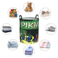 thumbnail image 3 of Lsque Pikmin pattern Laundry Hamper Basket, Tall Woven Rope Hamper Basket for Clothes, Lightweight Storage Basket, Collapsible Waterproof-Medium, 3 of 8
