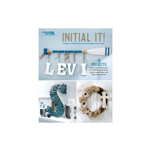 Leisure Arts Initial It! Crafting Book