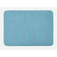 thumbnail image 1 of Nautical Bath Mat, Interpretation of Various Seashells in Pastel Tones Underwater Elements, Plush Bathroom Decor Mat with Non Slip Backing, 29.5" X 17.5", Pale Lilac Seafoam, by Ambesonne, 1 of 2