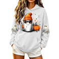 thumbnail image 2 of DIOAZUD Halloween Sweatshirts for Women Plus Size Ghost Graphic Pullover Hoodies Vintage Loose Fit Long Sleeve Sweater Tops Halloween Clothes, 2 of 5