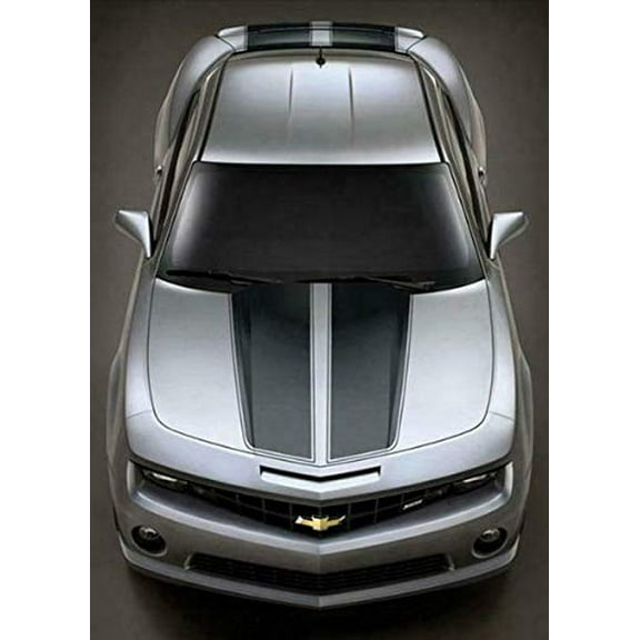Rally Racing Stripe Kit Fits and Compatible with Chevy Camaro 2011-2015