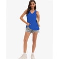 thumbnail image 6 of Women Deep V Neck Tank Top Sleeveless Flowy Shirt Summer Loose Tank Top for Women, 6 of 6