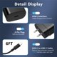 thumbnail image 4 of Paquete de 2 cargadores ElecBrain, cable USB C de carga rápida de 1,8 m, 25 W, 4 of 7