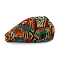 thumbnail image 2 of FUIALDOLG Polyester Newsboy Hat for Outdoor Summer Driving, Soft Retro Forward Beret Hat, Boho Geometric Print, 2 of 4