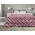 thumbnail image 1 of Ethnic Down Alternative Comforter, Repetitive Pattern of Ornamental Mandala Centered Dreamcatchers Design, Microfiber Quilt for All Season, 5 Sizes, White Sky Blue and Pink, by Ambesonne, 1 of 3