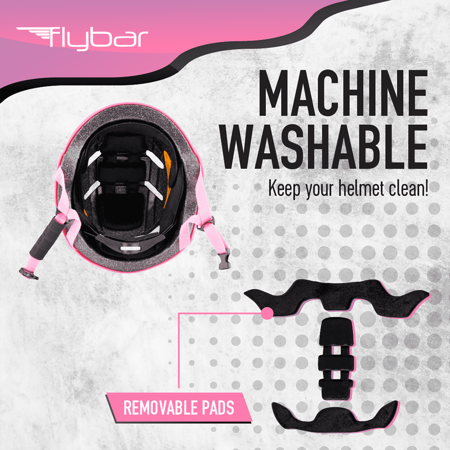 Flybar Multi Sport for Skateboard and Bike Helmet, for Kids and Adults, Ages 6+, Pink, M/L