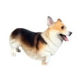 thumbnail image 1 of Figura de perro Corgi, juguete decorativo, mini juguetes educativos, esculturas, juguete de animales pequeños para regalos de fiesta, regalo de fiesta marrón, 1 of 10