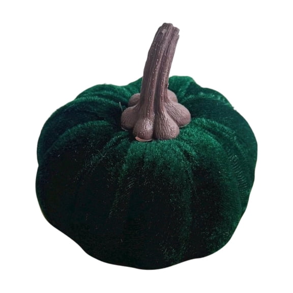 Velvet Pumpkins Fall Decor, Handmade Velvet Pumpkins Decor, Stuffed Fabric Pumpkins for Decorating Fake Pumpkins Harvest Pumpkin, Decorative Pumpkins for Halloween Thanksgiving Decorations