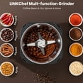thumbnail image 2 of LINKChef Coffee Grinder, Spice Grinder with 4 Blades for Coffee Beans, Spice, Tea - New (Silver), 2 of 9