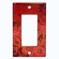 thumbnail image 5 of Metal Light Switch Plate Cover Red Floral Damask Wallpaper WAL026, 5 of 13