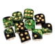 thumbnail image 4 of Dados De 6 Caras De Múltiples Caras, Dados De Seis Caras Negro, tal se describe Vert+noir Hugo Juego de dados de 6 caras, 4 of 8